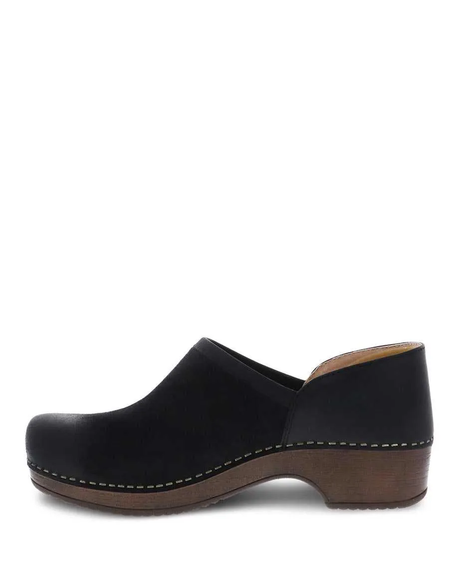 Women's Dansko Brenna Color: Black Burnished Suede