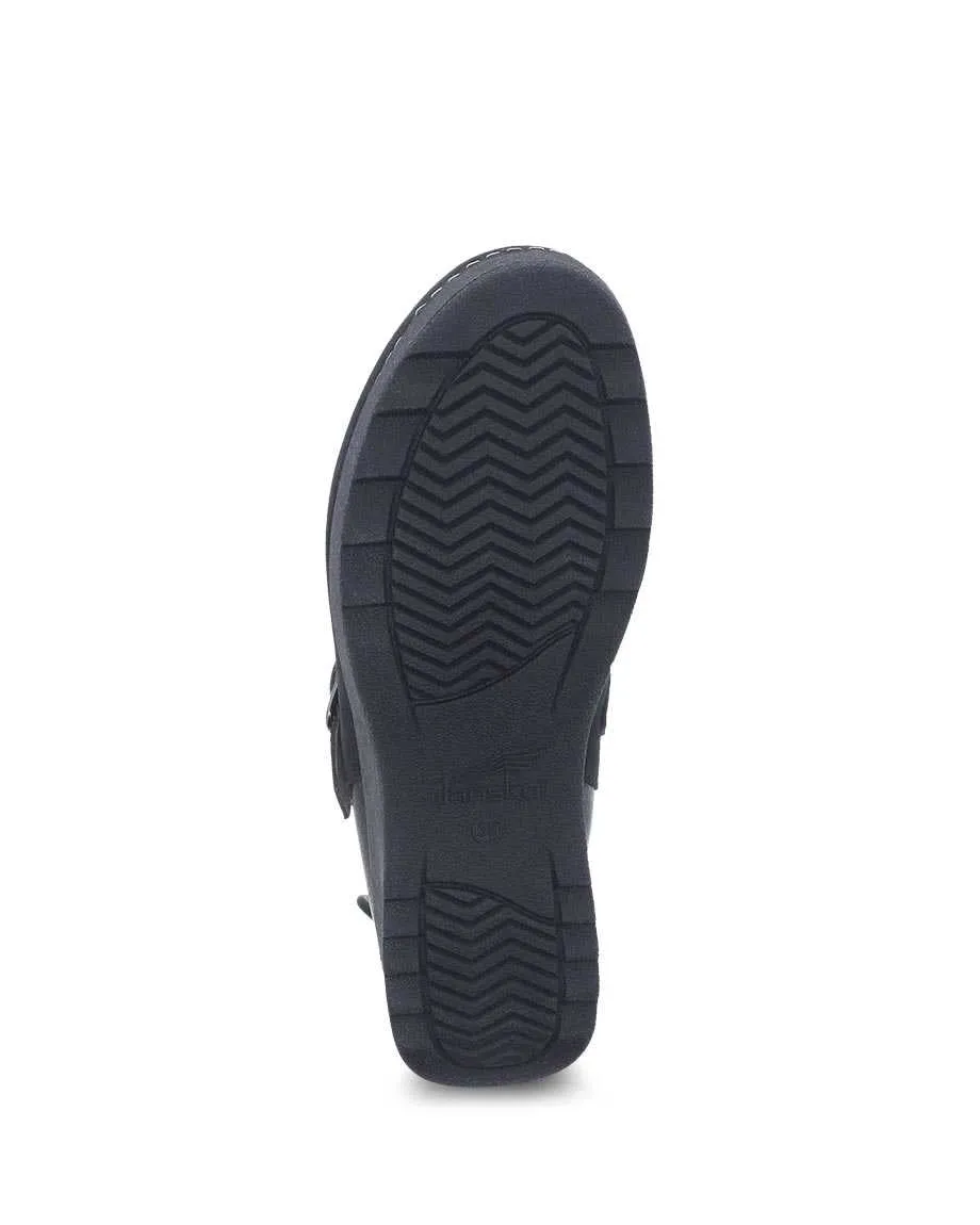 Women's Dansko Caia Color: Black Milled Nubuck