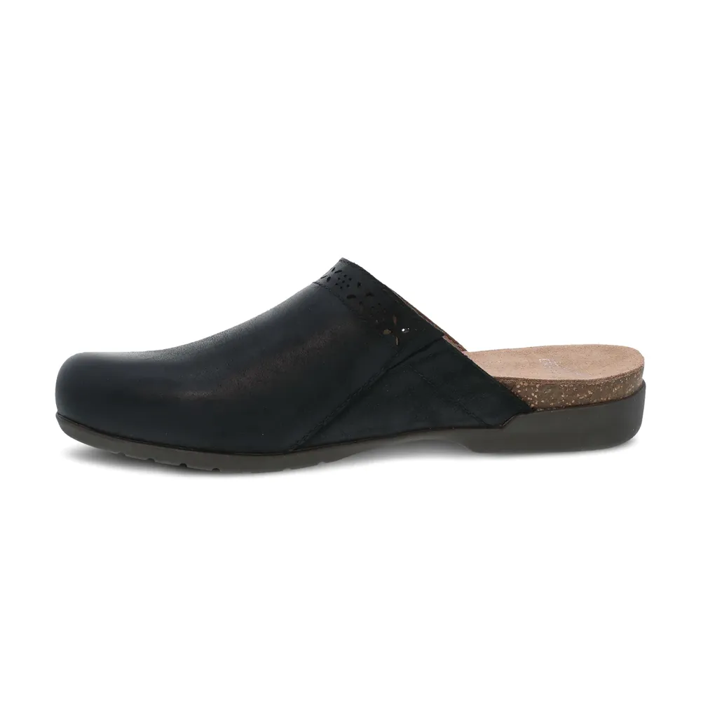 Women's Dansko Robbie Color: Black Burnished Nubuck