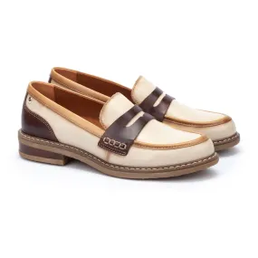 Women's Pikolinos Aldaya Loafers Color: Marfil