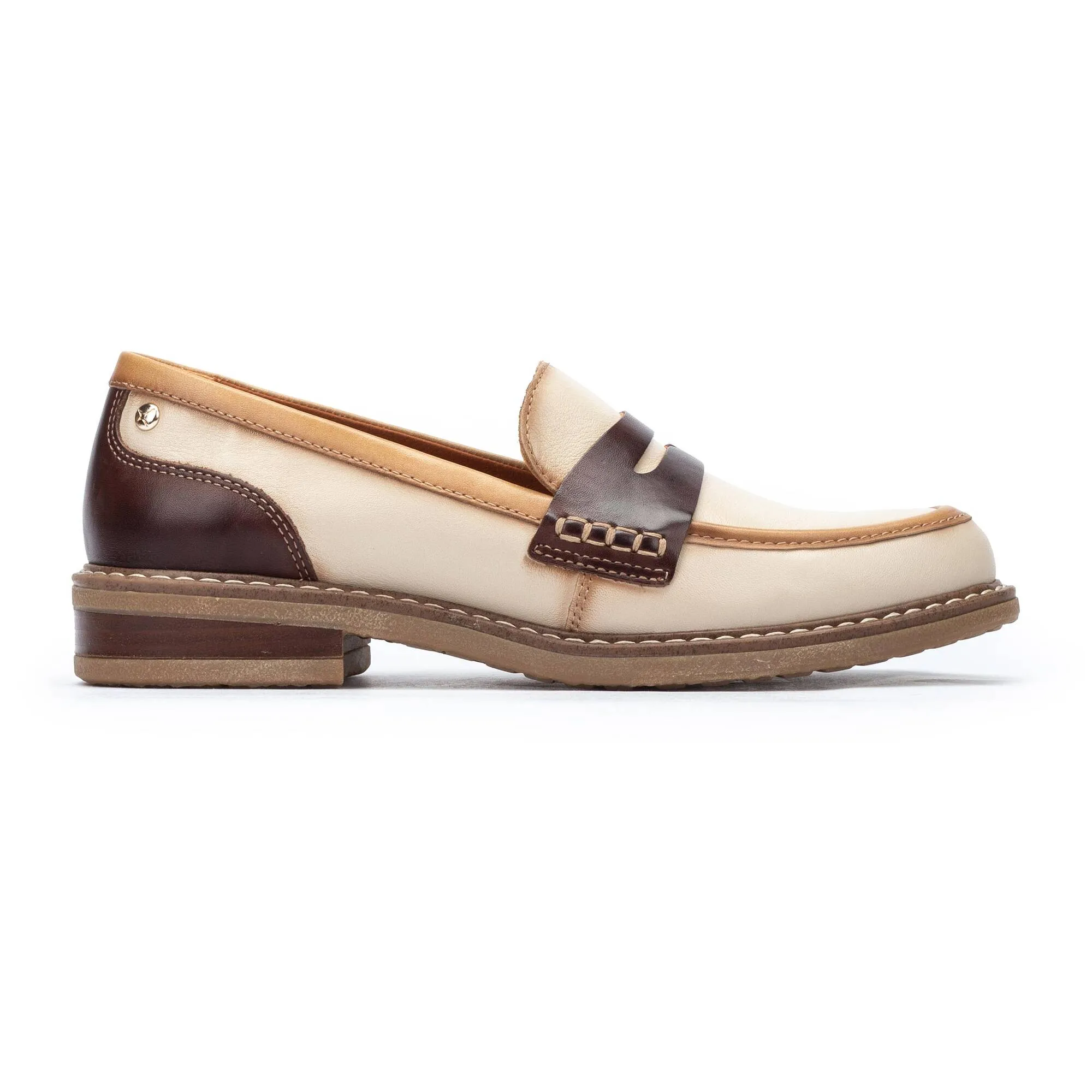 Women's Pikolinos Aldaya Loafers Color: Marfil