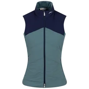 Womens Raditation Full Zip Regular Fit Gilet Patina - AW23