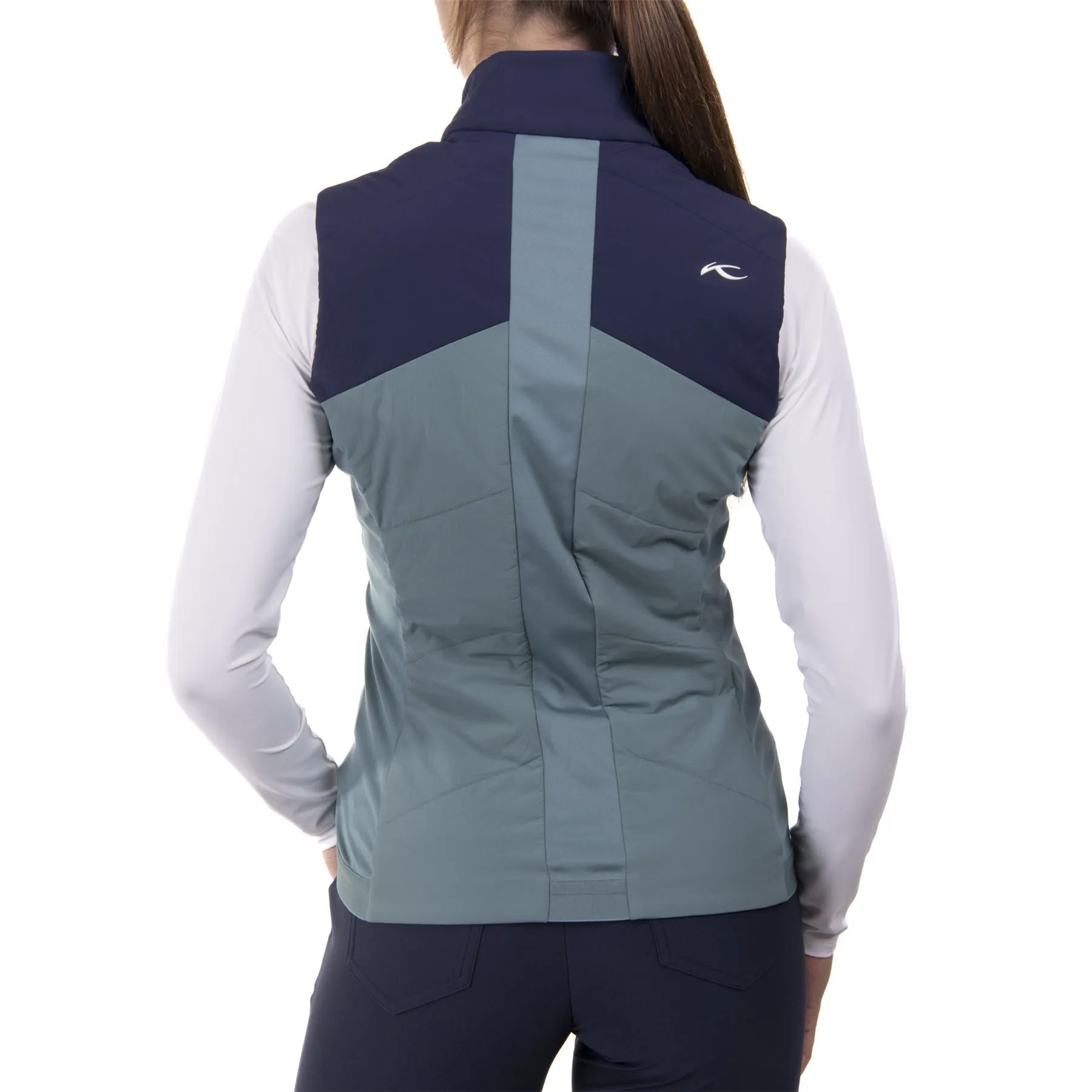 Womens Raditation Full Zip Regular Fit Gilet Patina - AW23