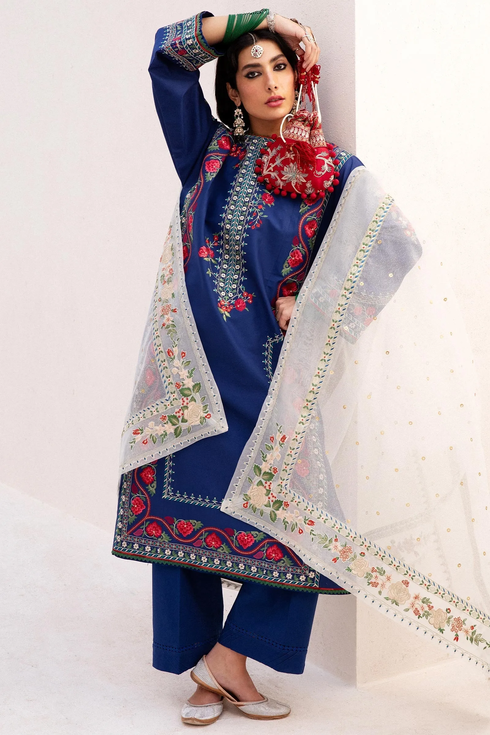 Zara Shahjahan Luxury Lawn Collection 2024 – JIYA-6B