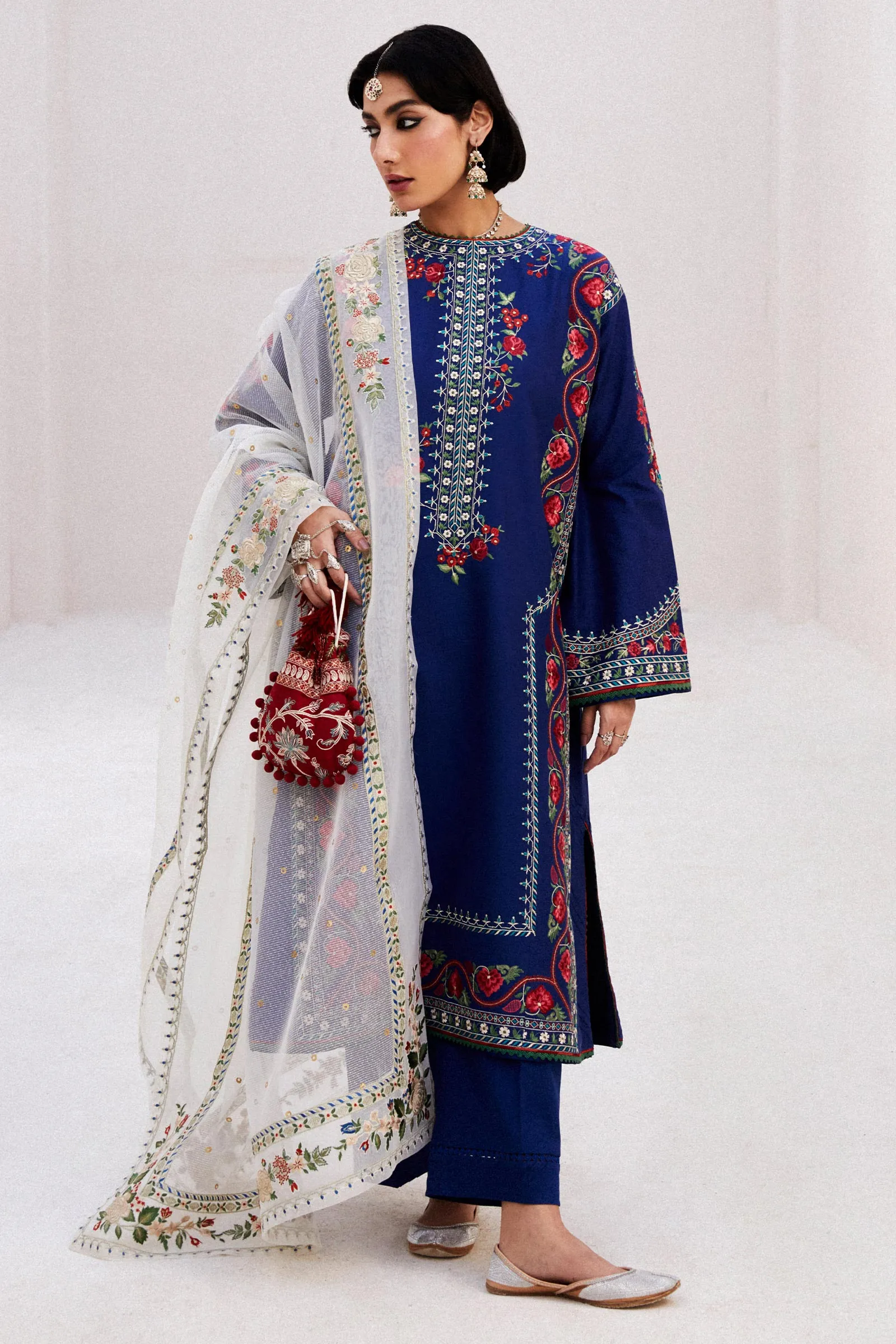 Zara Shahjahan Luxury Lawn Collection 2024 – JIYA-6B